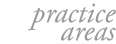 practice areas